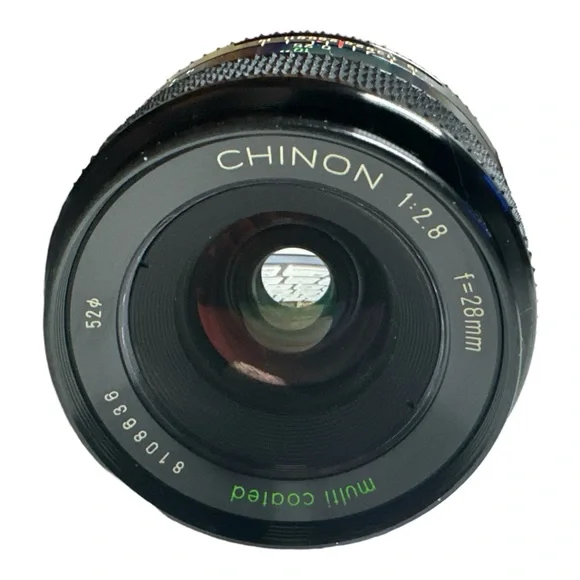 🔥 Vintage Chinon Multi Coated f=28mm 52MM Camera Lens For - Main Image
